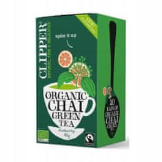 Clipper Zelený chai čaj, skořice, pomeranč