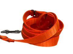 Palkar Vodítko přepínací z popruhu pro psy 250 cm x 16 mm oranžová