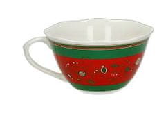 Brandani Vánoční velký šálek na čaj, cappuccino 450ml Tempo di Festa BRANDANI