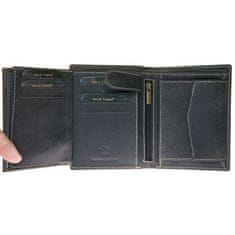 Zbroja Kožená peněženka Wild Tiger tmavě šedá téměř černá