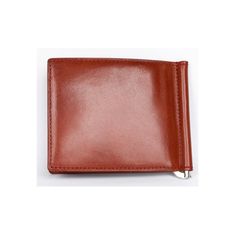FLW Kožená červená peněženka dolarka z kvalitní kůže s nerezovou vyklápěcí sponkou na bankovky uvnitř
