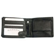 FLW Kožená peněženka bez značek a nápisů