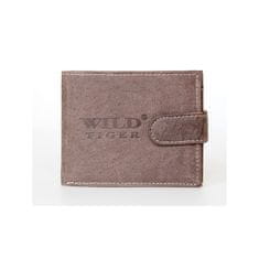 Pánská hnědá malá kapesní peněženka Wild Tiger