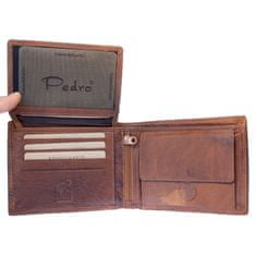 FLW Celá kožená peněženka Pedro z přírodní pevné kůže