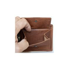 Pedro Celokožená peněženka z přírodní pevné kůže s ochranou dat na kartách (RFID)