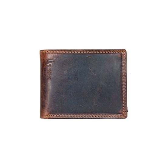 FLW Kožená peněženka Pedro z hovězí kůže činěné na přírodní olejové bázi s ochranou dat na kartách (RFID)