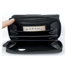 FLW Velká a prostorná kožená peněženka Kabana