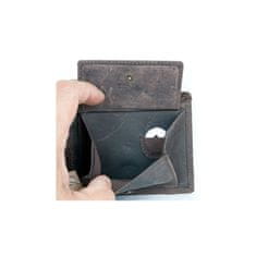 FLW Celá kožená peněženka Wild z pevné hovězí kůže s kamionem s ochranou dat (RFID)