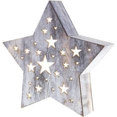Retlux Vánoční osvětlení RXL 348 hvězda perf. střední WW