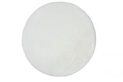 Dywany Lusczów Kulatý koberec BUNNY bílý, velikost kruh 120