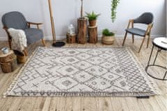 Dywany Lusczów Kusový shaggy koberec BERBER TANGER krémový, velikost 120x170