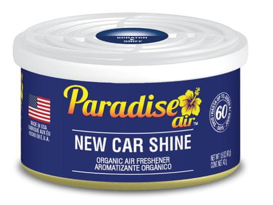 Paradise Air osvěžovač vzduchu Organic Air Freshener, vůně Nové auto