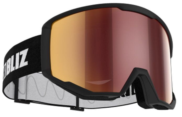 Bliz lyžařské brýle SPARK BLACK W BROWN W RED MULTI CAT.3 - 49102-14