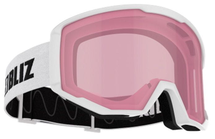 Levně Bliz lyžařské brýle SPARK WHITE W PINK CAT.1 - 49082-04 - zánovní
