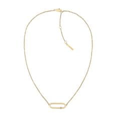 Calvin Klein Jemný pozlacený náhrdelník s krystaly 35000186