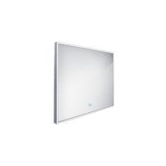 NIMCO Zrcadlo do koupelny 80x70 s osvětlením, dotykový spínač NIMCO ZP 13003V
