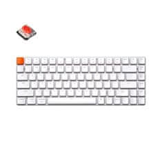Keychron K3 v2 Bílá mechanická klávesnice Red Gateron K3-K1