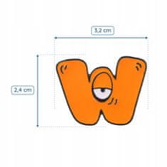 Pinets® Ozdobný špendlík Písmeno W Vytvořte si vlastní logo nápisy
