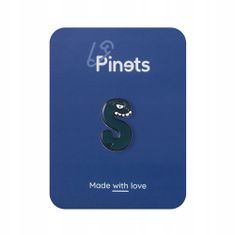 Pinets® Ozdobný špendlík písmeno S Vytvořte si vlastní logo nápisy
