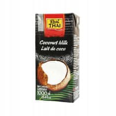REAL-THAI Thajské kokosové mléko 85% 1l pravý thajský extrakt
