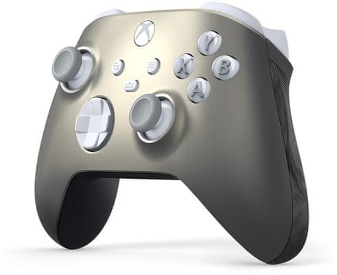 Microsoft Xbox Series Bezdrátový ovladač, Lunar Shift Special Edition (QAU-00040) vibrace hybridní směrový ovladač