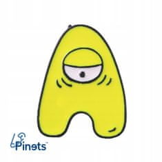 Pinets® Ozdobný špendlík písmeno A Vytvořte si vlastní logo nápisy