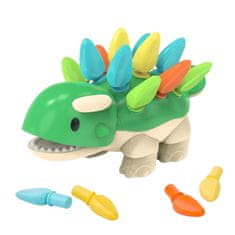 Luxma Montessori dinosauří skládačka s barvami s2055a