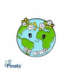 Pinets® Ozdobný špendlík ekologická Země s věncem ECO