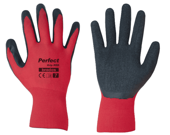 Ravi rukavice ochranné 10´ PERFECT GRIP RED