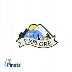 Pinets® Ozdobný špendlík kempování Explore