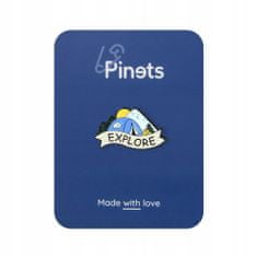 Pinets® Ozdobný špendlík kempování Explore
