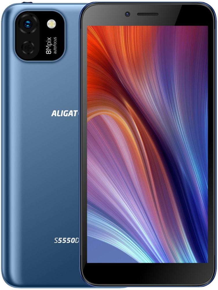 Levně Aligator S5550 Duo, 2GB/16GB, Blue