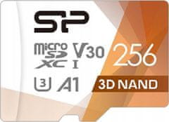Silicon Power Paměťová karta microSDXC Superior Pro 256GB + adaptér