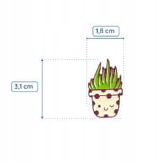 Pinets® Ozdobný špendlík usměvavý kaktus