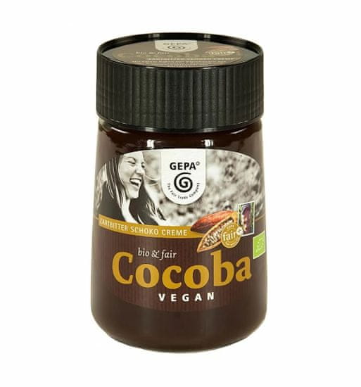 Gepa BIO krémová hořká čokoláda vegan COCOBA 400g