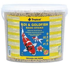 TROPICAL Krmivo pro jezírkové ryby Koi-Goldfish Basic Sticks 5l /430g 