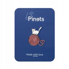 Pinets® Ozdobný špendlík kotě s přízí