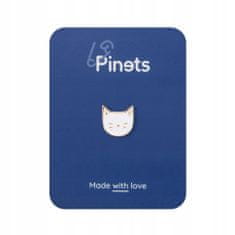 Pinets® Ozdobný špendlík bílé kotě