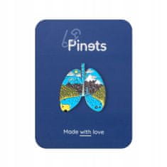 Pinets® Ozdobný špendlík plíce naplněné horskou krajinou