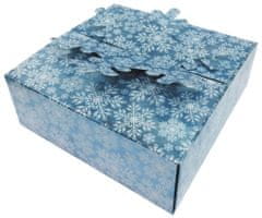 Anděl Přerov Krabička skládací dárková modrá 15x15x5 cm