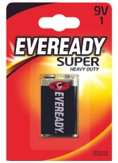 Eveready Super 9 V zinkochloridová baterie