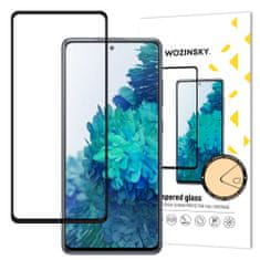 WOZINSKY Celoplošně lepené temperované tvrzené sklo 9H na Samsung Galaxy S20 FE / S20 FE 5G black