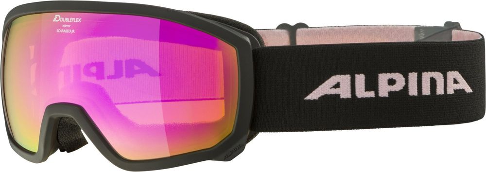 Levně Alpina Sports lyžařské brýle Alpina Scarabeo JR. QLite vícebarevná černá