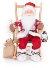 MAGIC HOME Santa, sedící, 46 cm