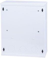 sapro Telekomunikační montážní skříň na omítku 340x420x90 TESM-420X340X90N, lesklá bílá