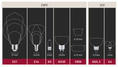 Paulmann PAULMANN Filament 230V LED žárovka E27 neláká hmyz 4,3W 2200 - 2200K čirá 28973