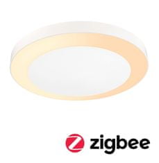 Paulmann PAULMANN LED stropní svítidlo Smart Home Zigbee Circula soumrakový senzor neláká hmyz IP44 kruhové 320mm CCT 14W 230V bílá umělá hmota 94527