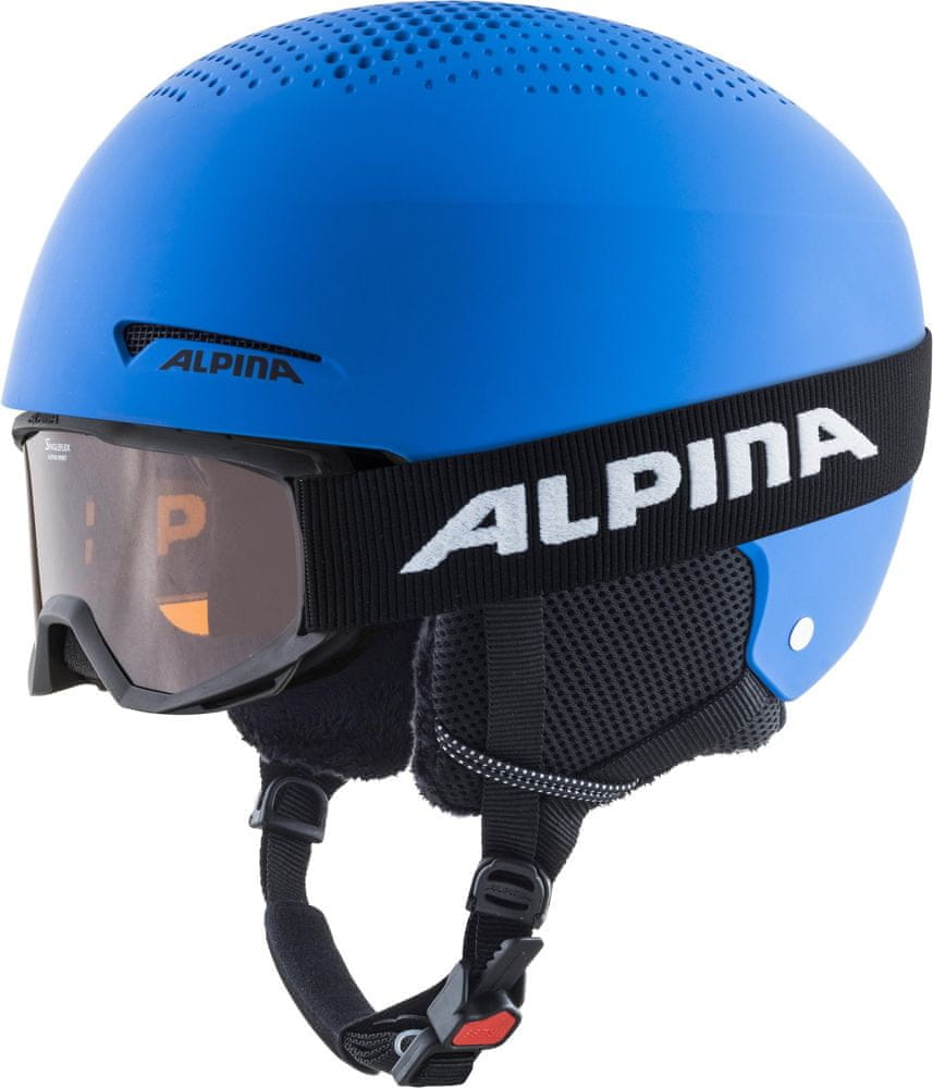 Alpina Sport lyžařská helma Alpina Zupo Set & Piney modrá 48 - 52