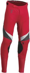 THOR kalhoty PRIME Rival bílo-červeno-šedé 32