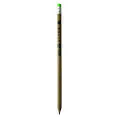 Astra 10ks - ASTRA ECO, Obyčejná tužka z kraftového papíru s gumou, stojan, 206022001